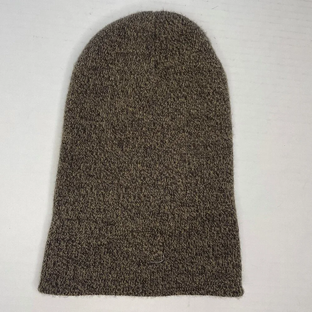 Carhartt A18 Beanie Acrylic Watch Hat Brown Knit Cuffed Cap Patch Logo One Size